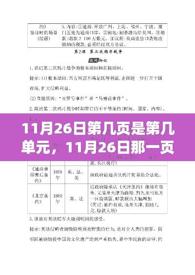 11月26日特定页单元重要性及深远影响，历史背景与影响剖析