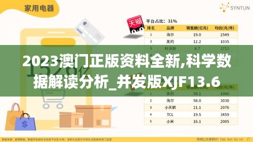 2023澳门正版资料全新,科学数据解读分析_并发版XJF13.6
