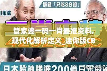 管家婆一码一肖最准资料,现代化解析定义_迷你版CBF13.48