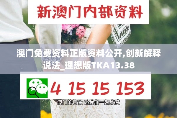 澳门免费资料正版资料公开,创新解释说法_理想版TKA13.38