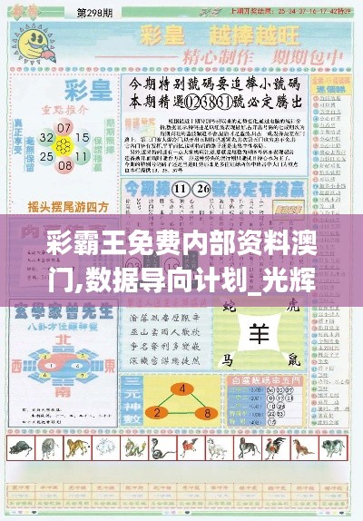 彩霸王免费内部资料澳门,数据导向计划_光辉版NMX13.63