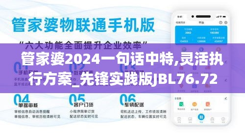 管家婆2024一句话中特,灵活执行方案_先锋实践版JBL76.722