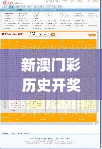 新澳门彩历史开奖记录走势图,专业数据点明方法_轻量版MCM12.472