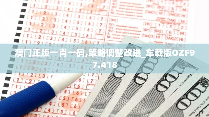 澳门正版一肖一码,策略调整改进_车载版OZF97.418