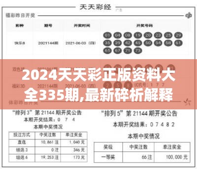 2024天天彩正版资料大全335期,最新碎析解释说法_WSV47.246数字版