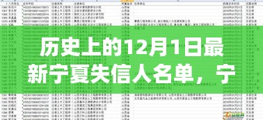 宁夏失信人名单公示系统升级，科技推动信用透明重塑社会诚信新纪元