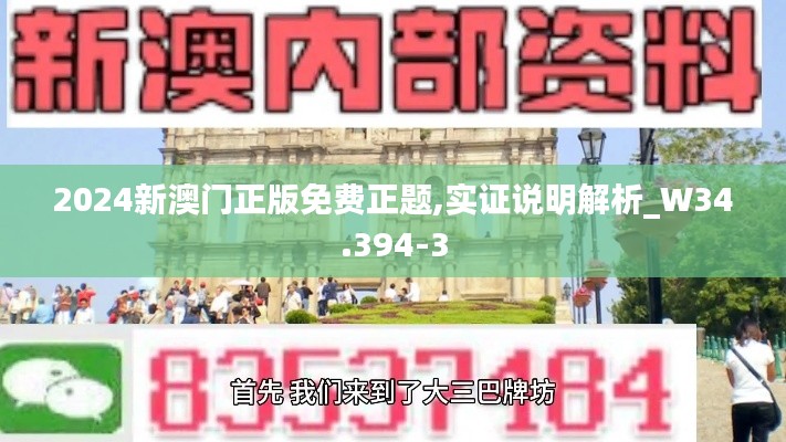 2024新澳门正版免费正题,实证说明解析_W34.394-3