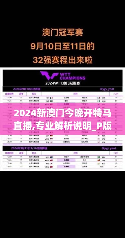 2024新澳门今晚开特马直播,专业解析说明_P版7.605