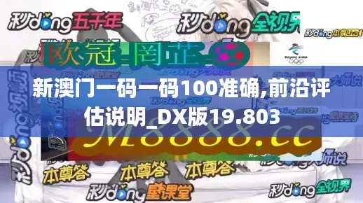 新澳门一码一码100准确,前沿评估说明_DX版19.803