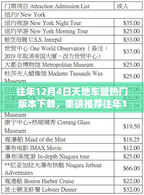往年12月4日天地车盟热门版本下载攻略，开启智能车生活之门