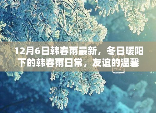 12月6日韩春雨最新，冬日暖阳下的韩春雨日常，友谊的温馨织锦