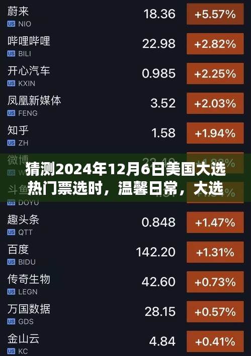 温馨日常，大选前夕的猜想与家的温暖——美国大选热门票选日前的遐想