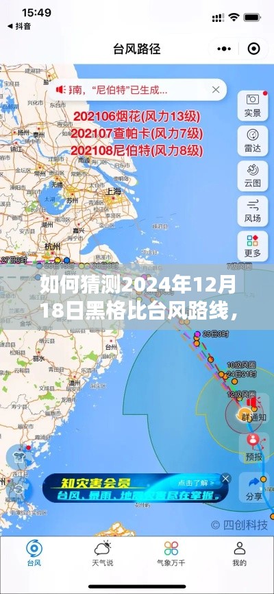 实时步骤指南，预测黑格比台风路线，如何应对即将到来的台风天气（2024年12月18日）