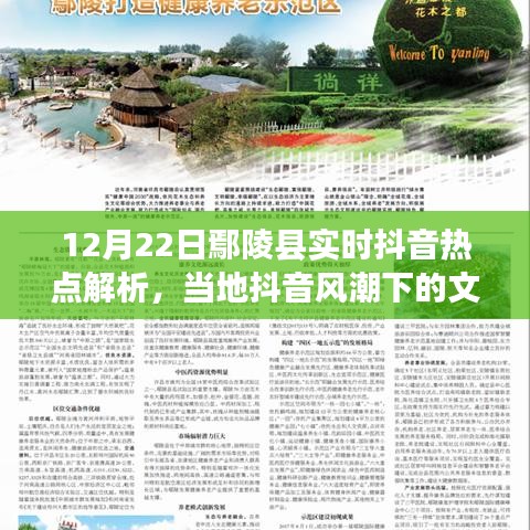 12月22日鄢陵县抖音热点解析，文化与商业融合的风潮