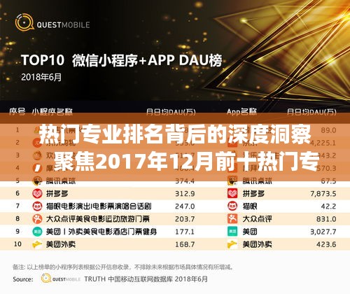 热门专业排名深度解析，聚焦2017年12月前十热门专业的多维度洞察
