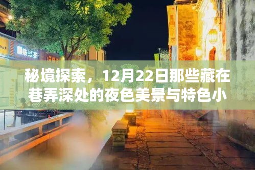 秘境探索，巷弄深处的夜色秘境与特色小店（12月22日）
