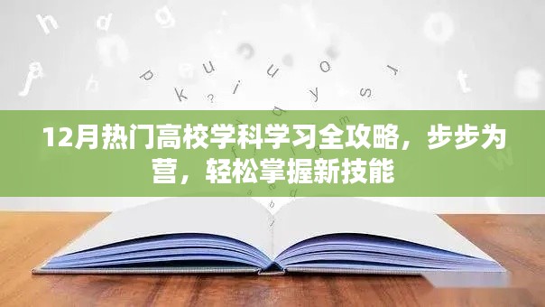 12月高校学科学习全攻略，步步为营，轻松掌握新技能秘籍