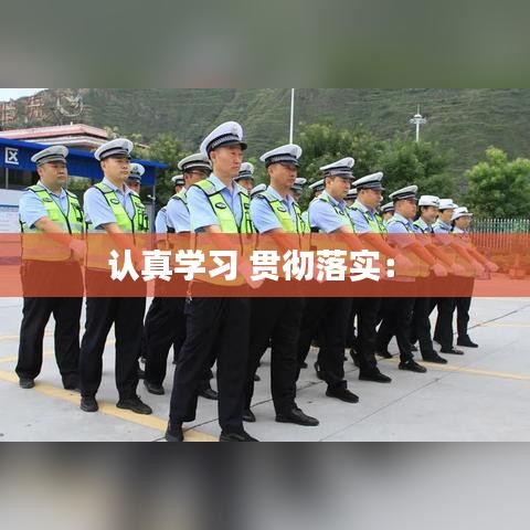 认真学习 贯彻落实： 