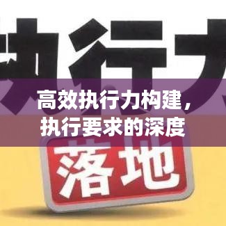 高效执行力构建，执行要求的深度贯彻与实践之路