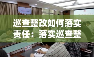 巡查整改如何落实责任：落实巡查整改发言材料 