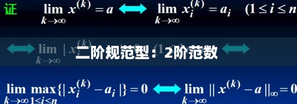二阶规范型：2阶范数 