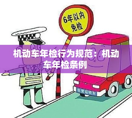 机动车年检行为规范：机动车年检条例 