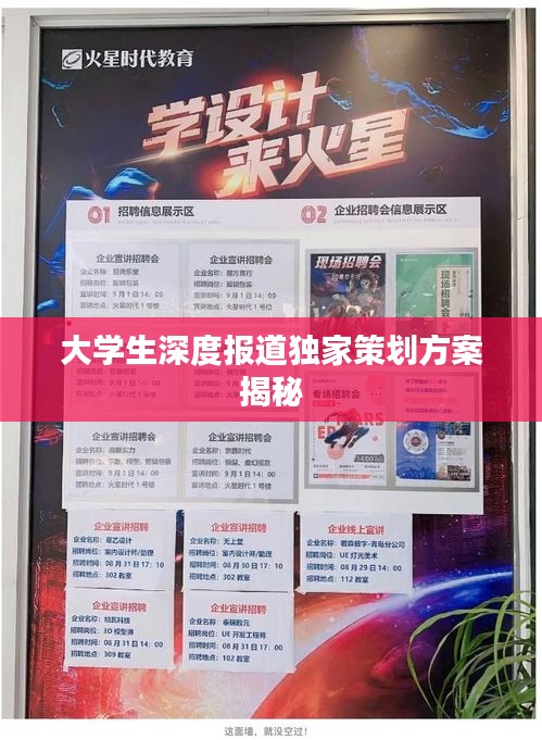 大学生深度报道独家策划方案揭秘