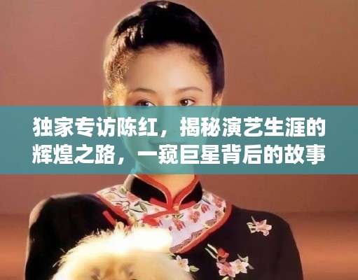 独家专访陈红，揭秘演艺生涯的辉煌之路，一窥巨星背后的故事