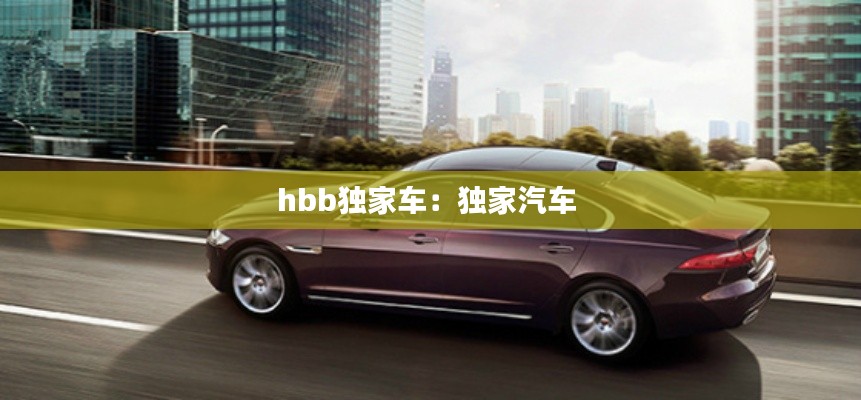 hbb独家车：独家汽车 