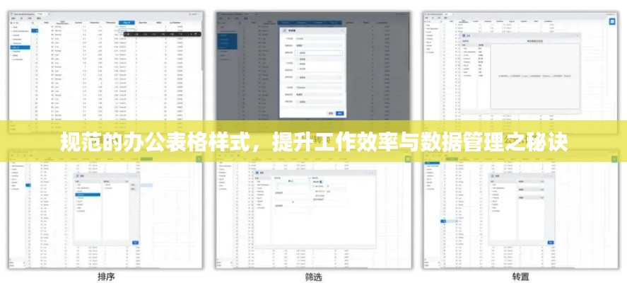 规范的办公表格样式，提升工作效率与数据管理之秘诀