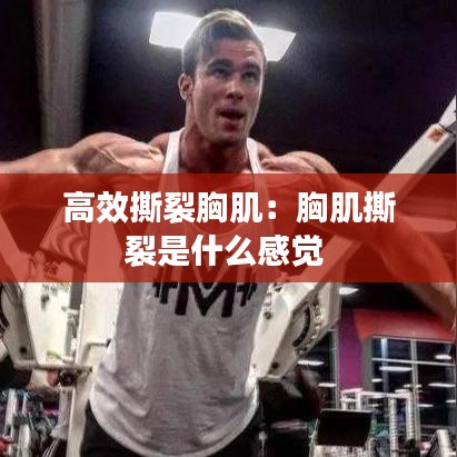 高效撕裂胸肌：胸肌撕裂是什么感觉 