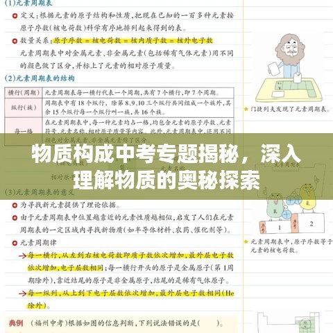 物质构成中考专题揭秘，深入理解物质的奥秘探索