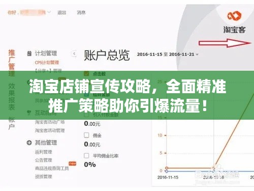 淘宝店铺宣传攻略，全面精准推广策略助你引爆流量！
