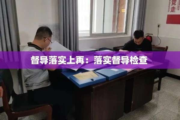 督导落实上再：落实督导检查 