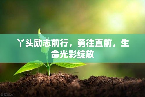 丫头励志前行，勇往直前，生命光彩绽放