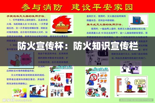 防火宣传杯：防火知识宣传栏 