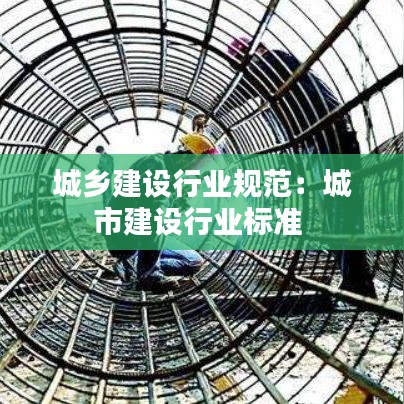 城乡建设行业规范：城市建设行业标准 