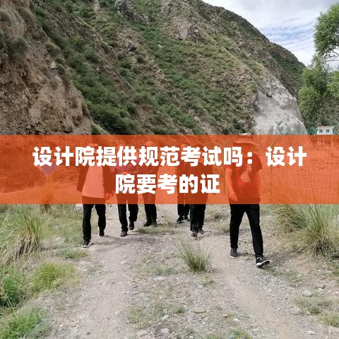 设计院提供规范考试吗：设计院要考的证 