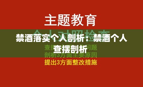 禁酒落实个人剖析：禁酒个人查摆剖析 
