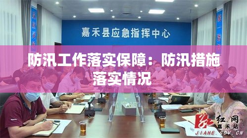 防汛工作落实保障：防汛措施落实情况 