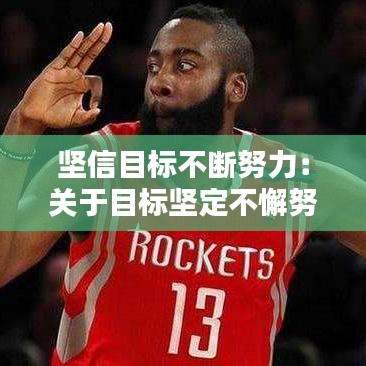 坚信目标不断努力：关于目标坚定不懈努力的句子 