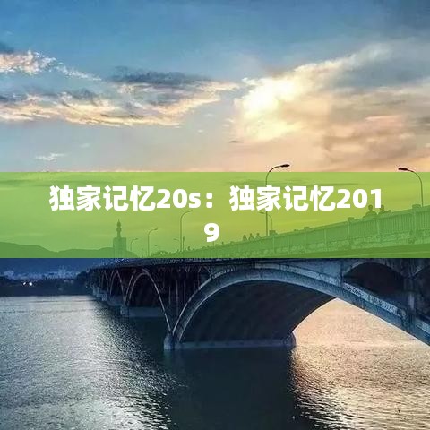 独家记忆20s：独家记忆2019 