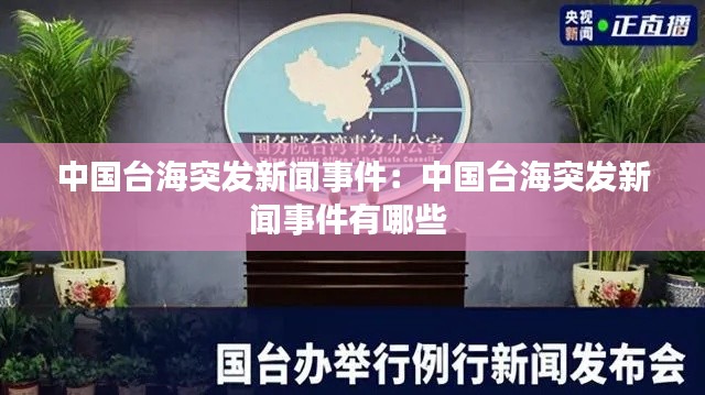 中国台海突发新闻事件：中国台海突发新闻事件有哪些 