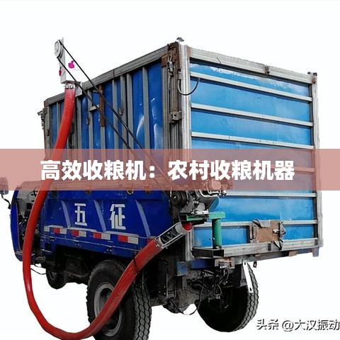 高效收粮机：农村收粮机器 