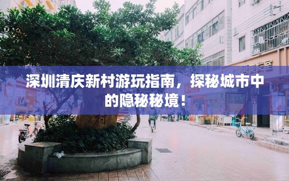 深圳清庆新村游玩指南，探秘城市中的隐秘秘境！