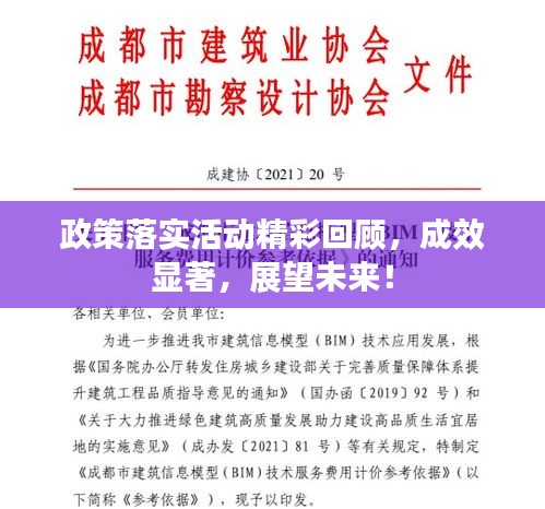 政策落实活动精彩回顾，成效显著，展望未来！