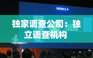 独家调查公司：独立调查机构 