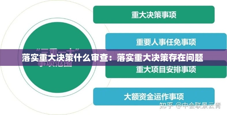 落实重大决策什么审查：落实重大决策存在问题 