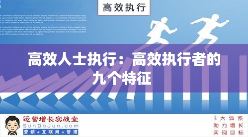 高效人士执行：高效执行者的九个特征 