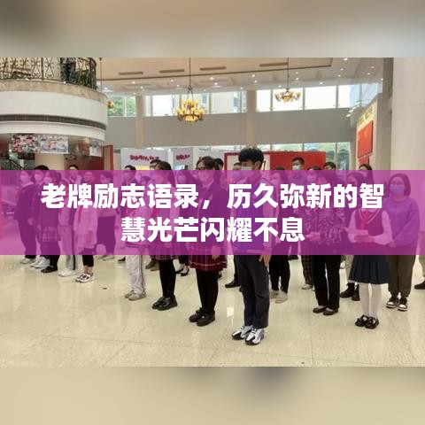 老牌励志语录，历久弥新的智慧光芒闪耀不息